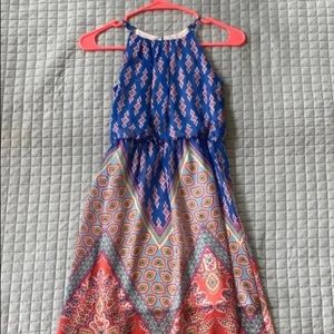 Girls Sleeveless Maxi Summer Dress Size 12